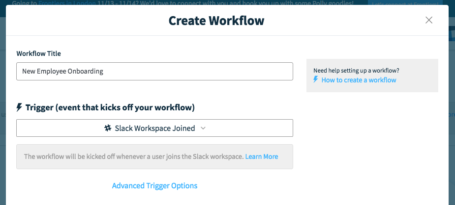 Employee Onboarding workflow