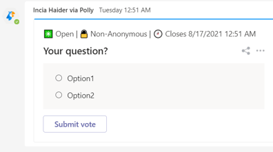 teams polly example